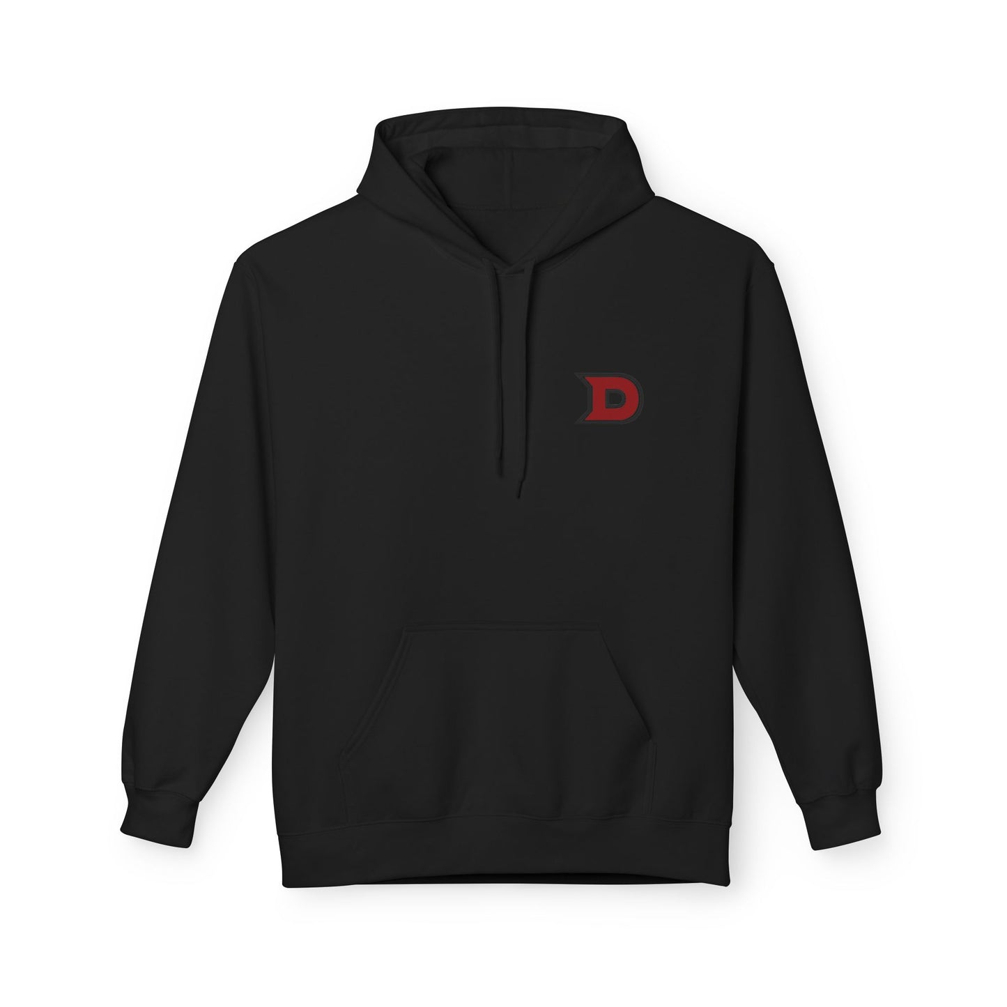 DCC - Red Logo - Unisex Midweight Softstyle Fleece Hoodie