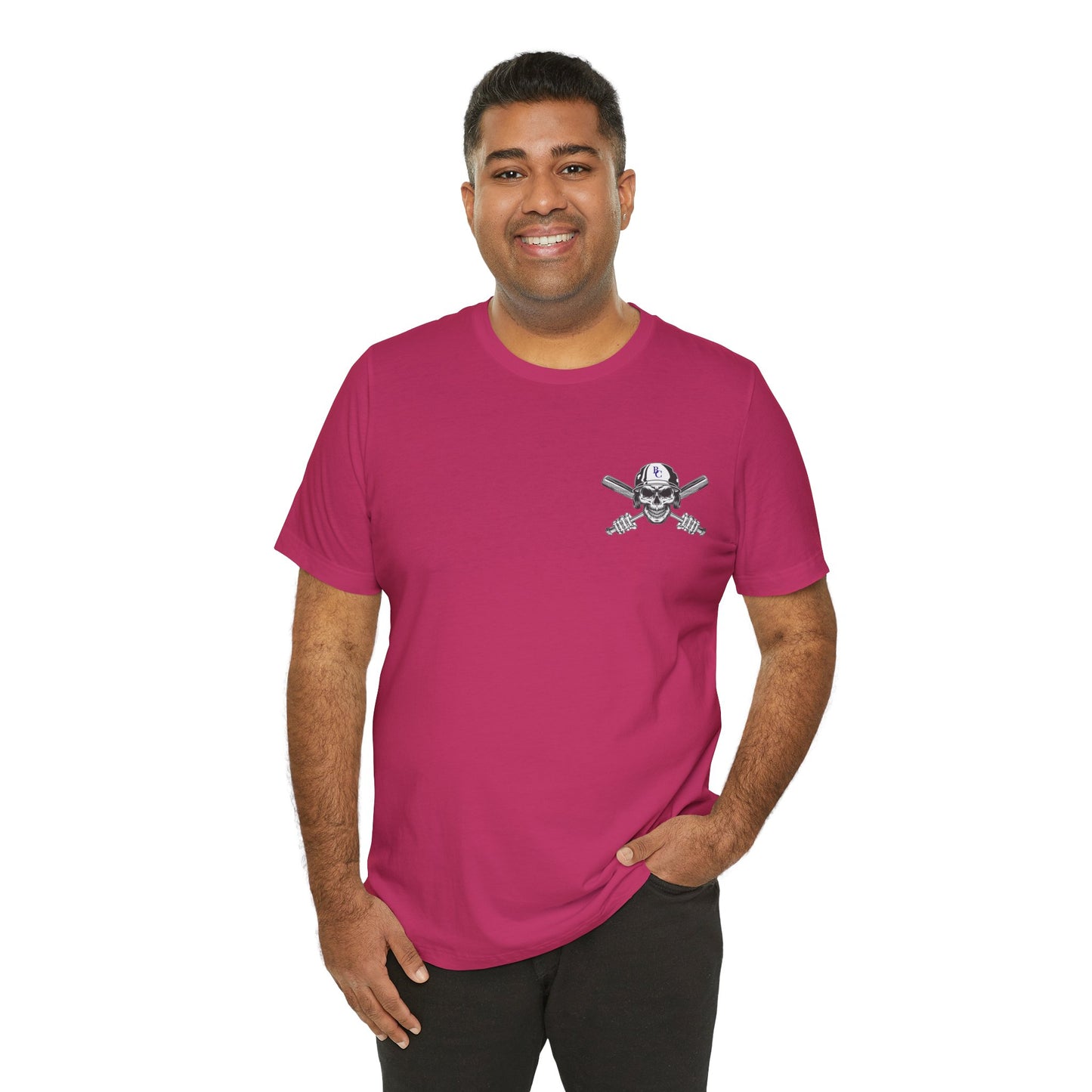 Battle Creek baseball Crossbones - Unisex Jersey Short Sleeve Tee