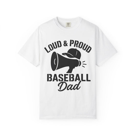 BC - Proud Baseball Dad - Unisex Garment-Dyed T-shirt