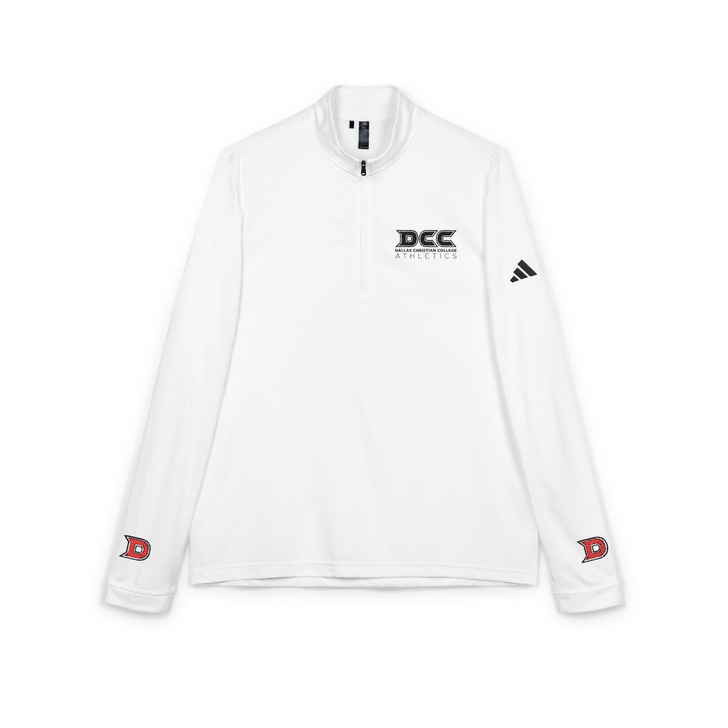 DCC - Black Logo - adidas® Quarter-Zip Pullover (Embroidery)