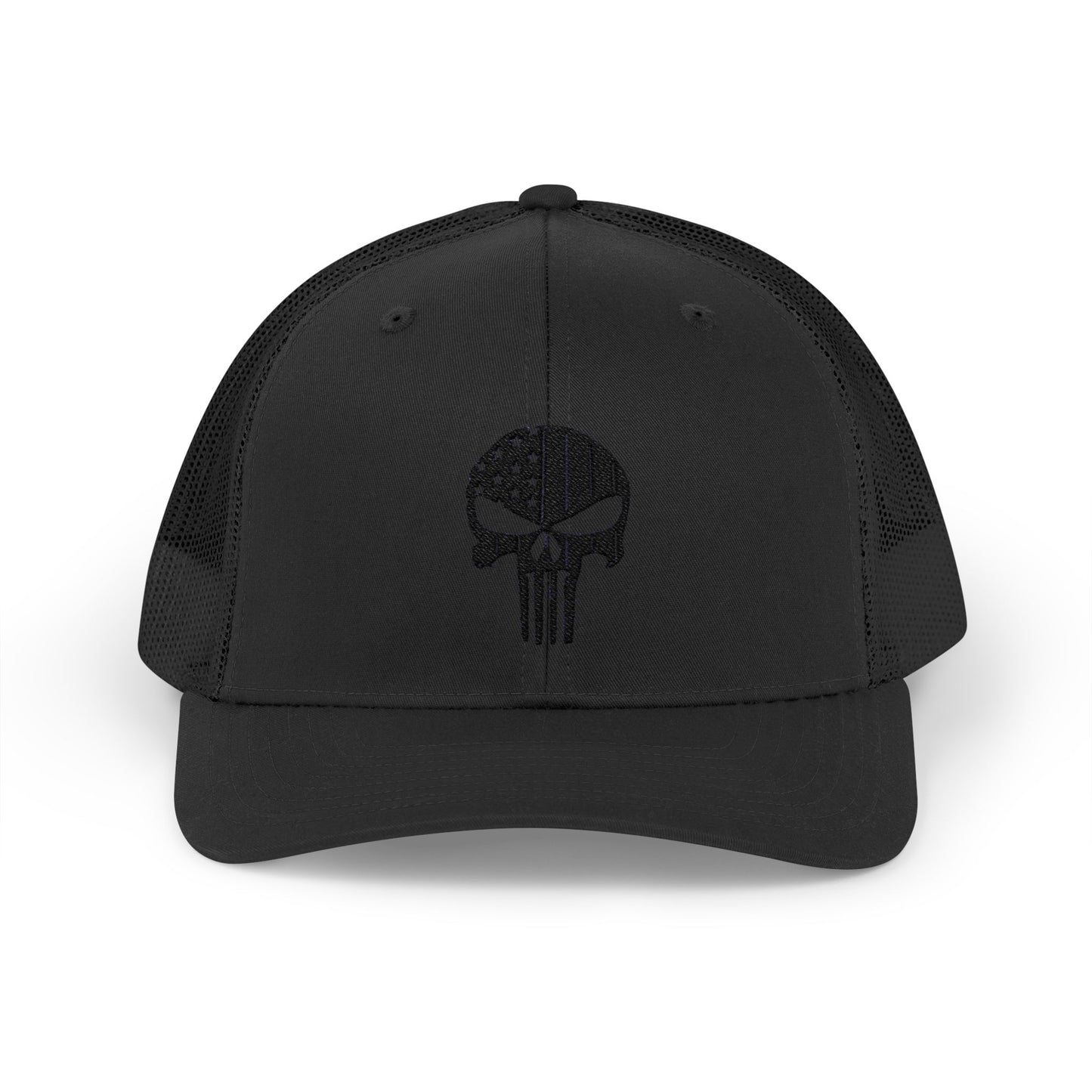 Skull Snapback Trucker Cap