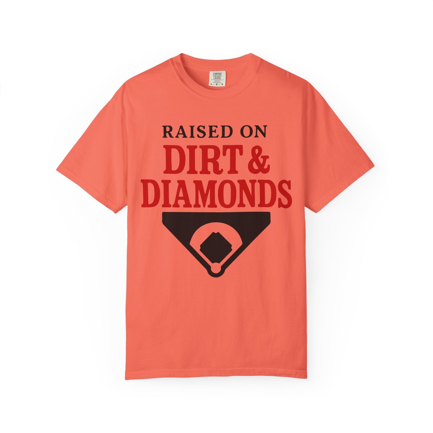 BC - Raised on Dirt & Diamonds - Unisex Garment-Dyed T-shirt