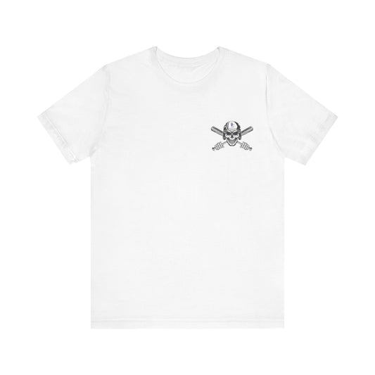 Battle Creek baseball Crossbones - Unisex Jersey Short Sleeve Tee