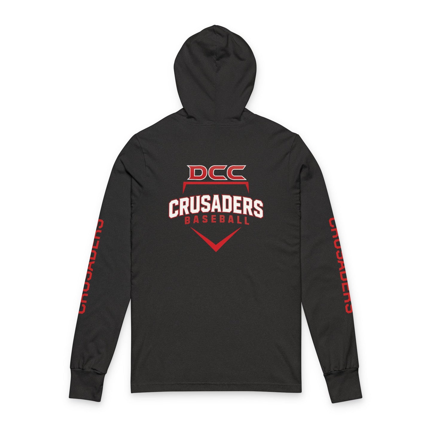 DCC - Black - Unisex Hooded Long Sleeve Tee