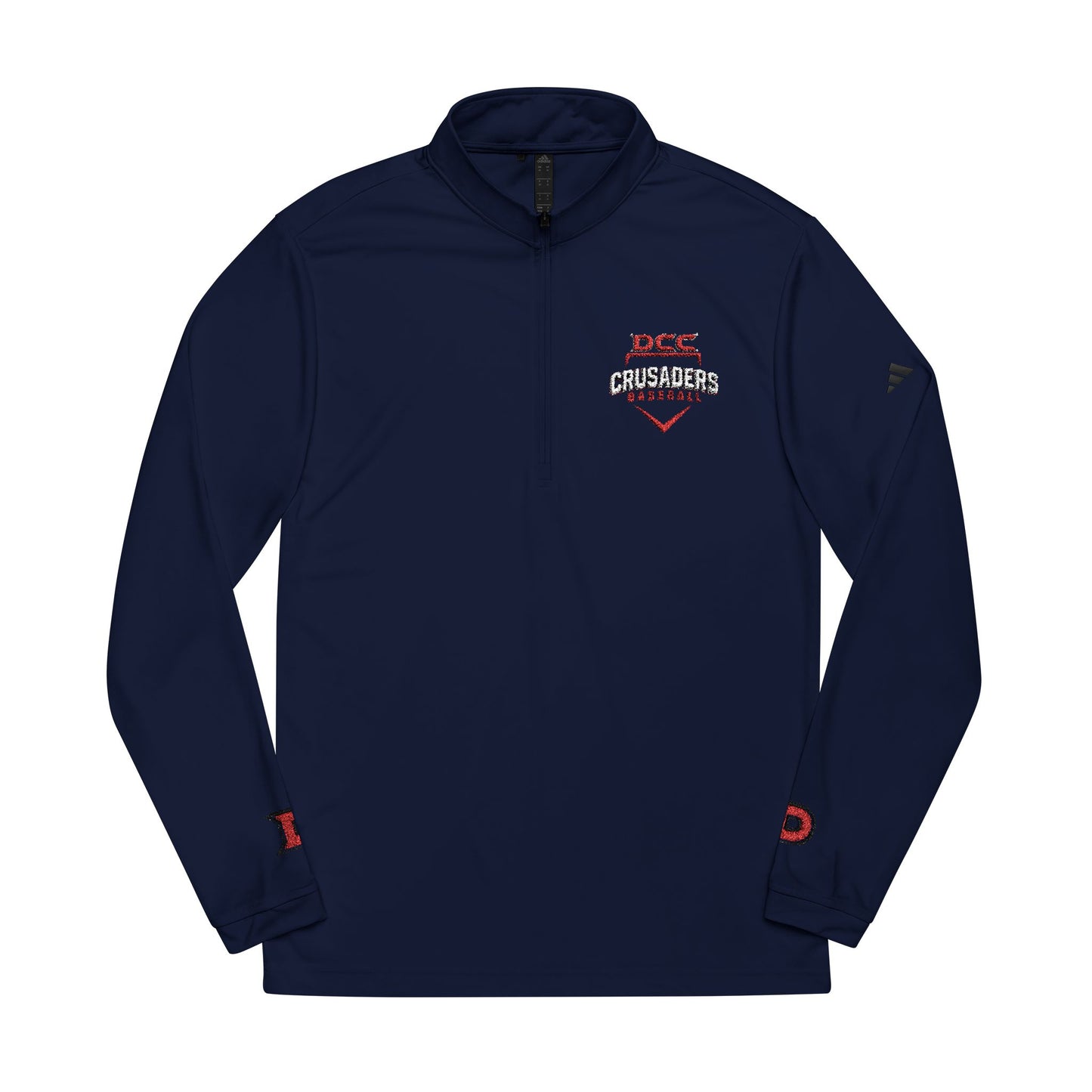 DCC - Red Logo - adidas® Quarter-Zip Pullover (Embroidery)