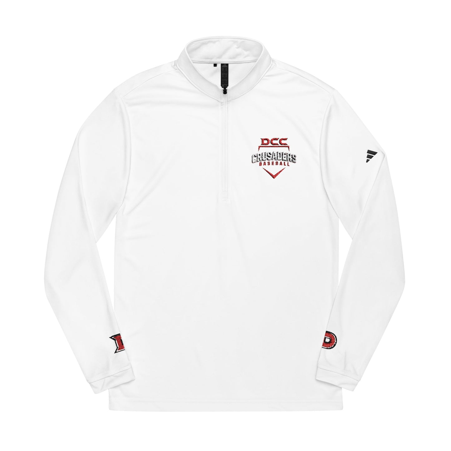 DCC - Red Logo - adidas® Quarter-Zip Pullover (Embroidery)