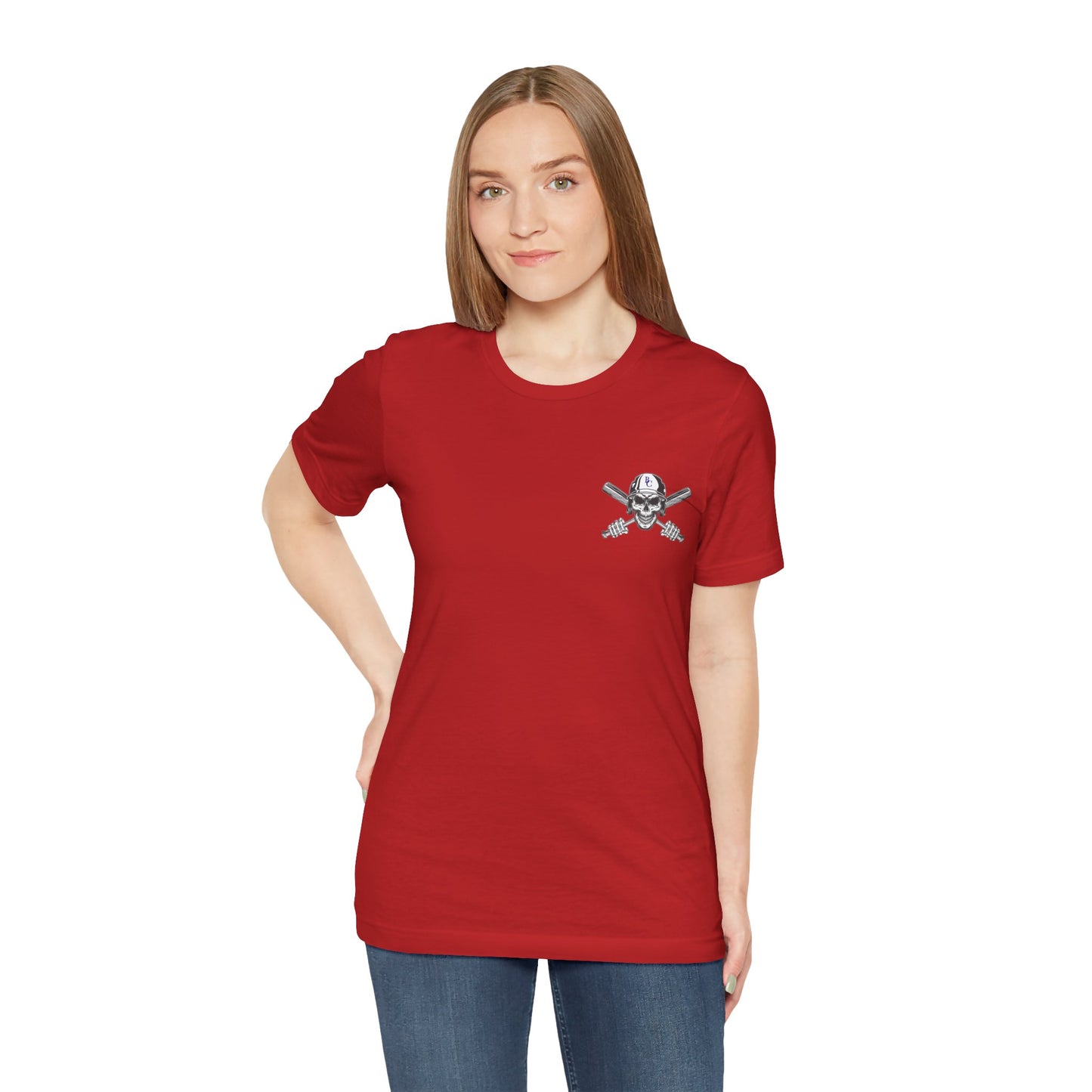 Battle Creek baseball Crossbones - Unisex Jersey Short Sleeve Tee