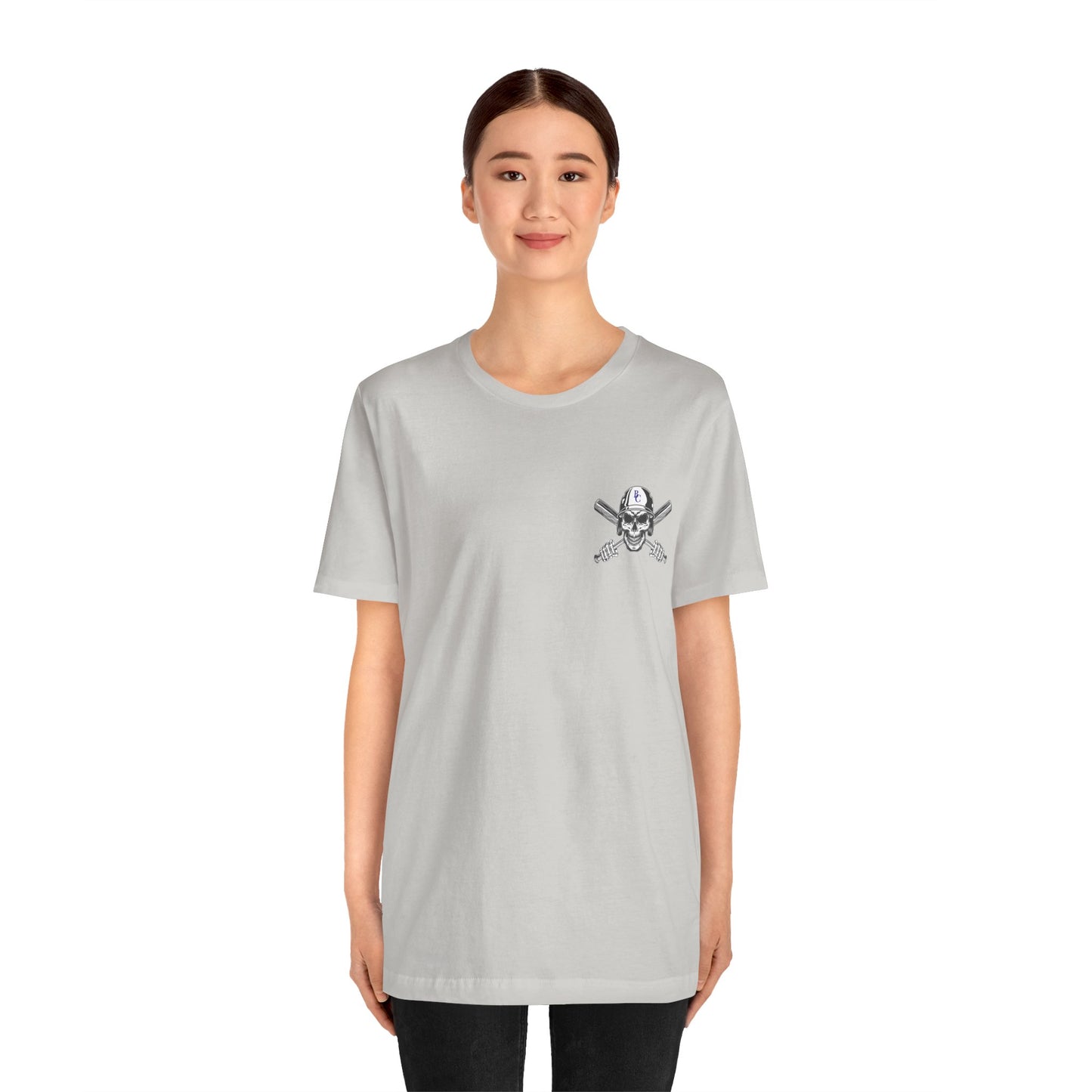 Battle Creek baseball Crossbones - Unisex Jersey Short Sleeve Tee