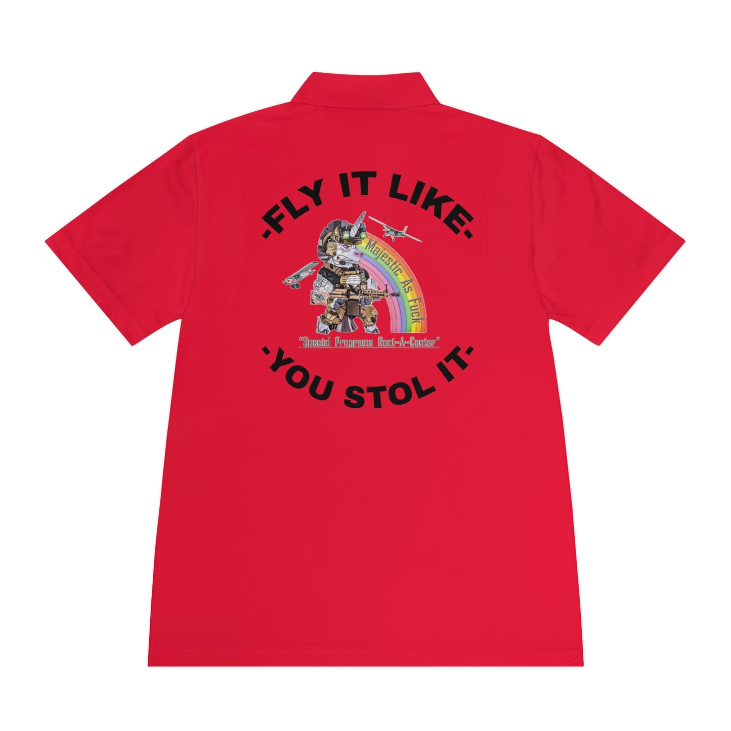 MAF - FLY IT LIKE YOU STOL IT - Men's Sport Polo Shirt