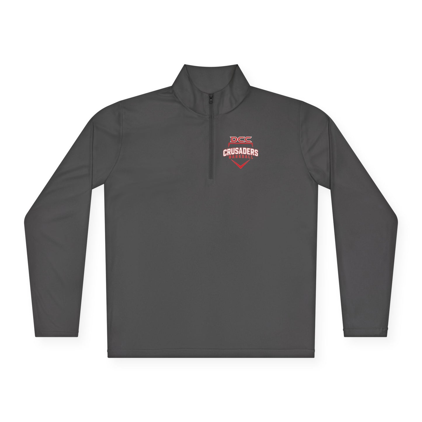 DCC - Red Logo - Unisex Quarter-Zip Pullover