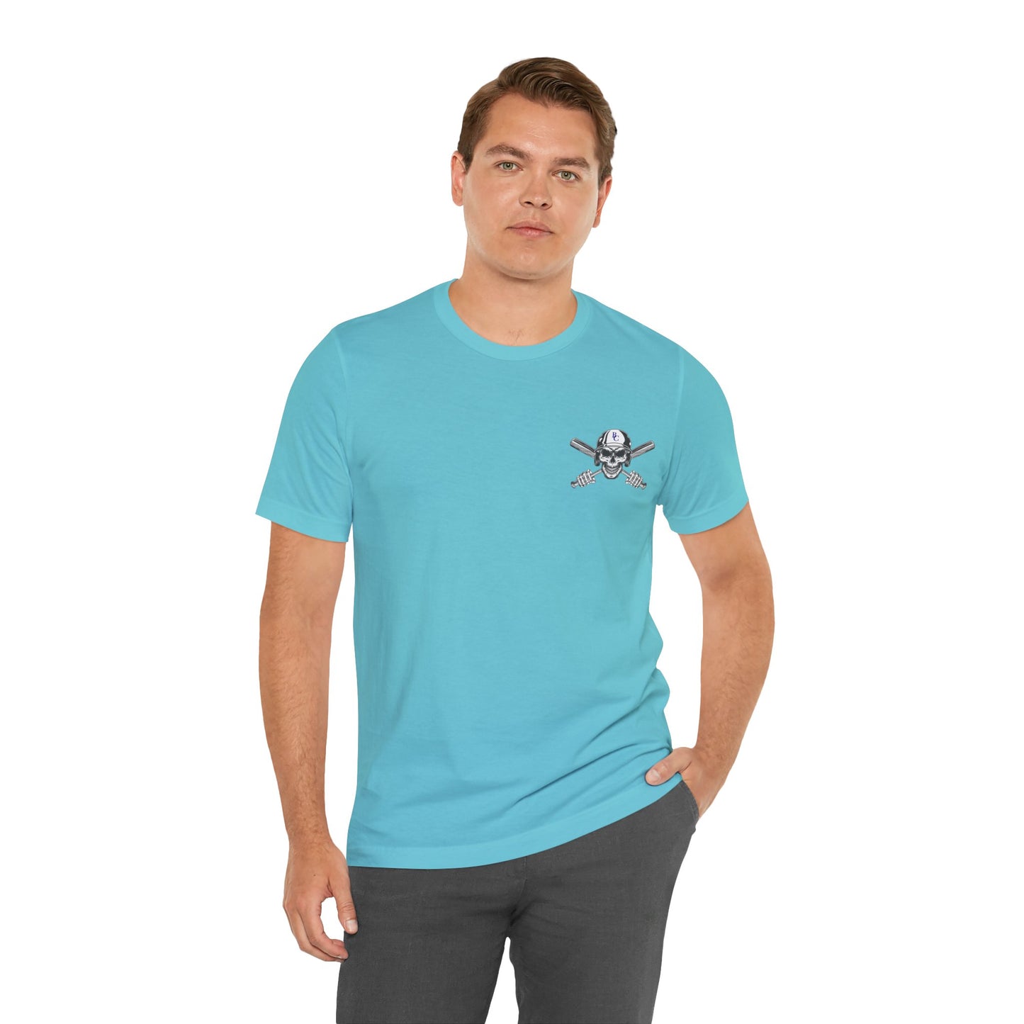 Battle Creek baseball Crossbones - Unisex Jersey Short Sleeve Tee