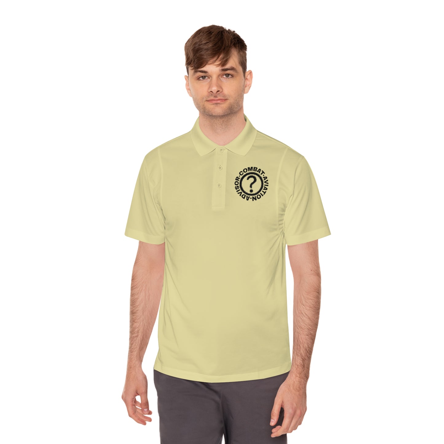 MAF - CAA Question Mark - Men's Sport Polo Shirt