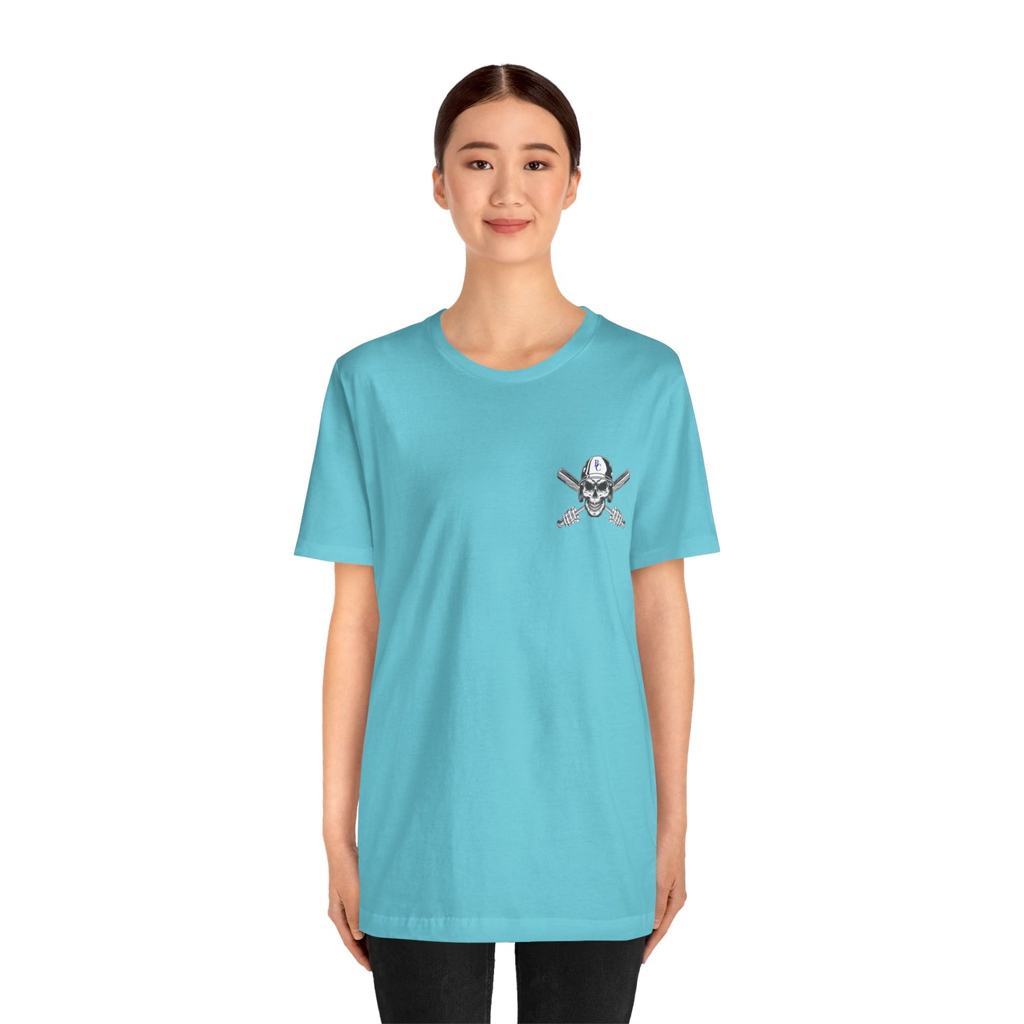 Battle Creek baseball Crossbones - Unisex Jersey Short Sleeve Tee