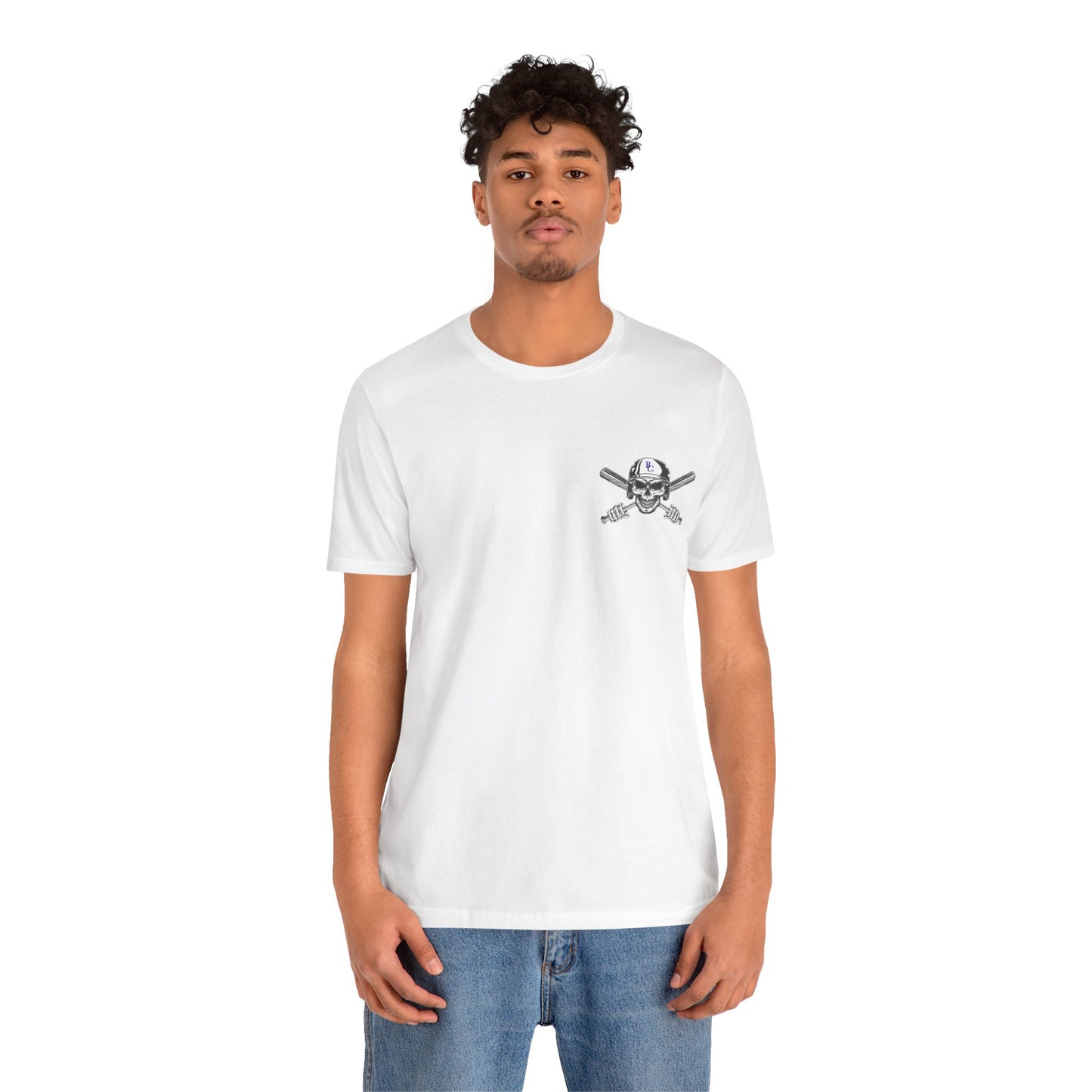 Battle Creek baseball Crossbones - Unisex Jersey Short Sleeve Tee