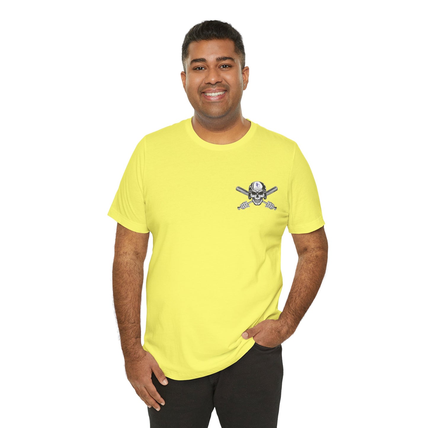 Battle Creek baseball Crossbones - Unisex Jersey Short Sleeve Tee