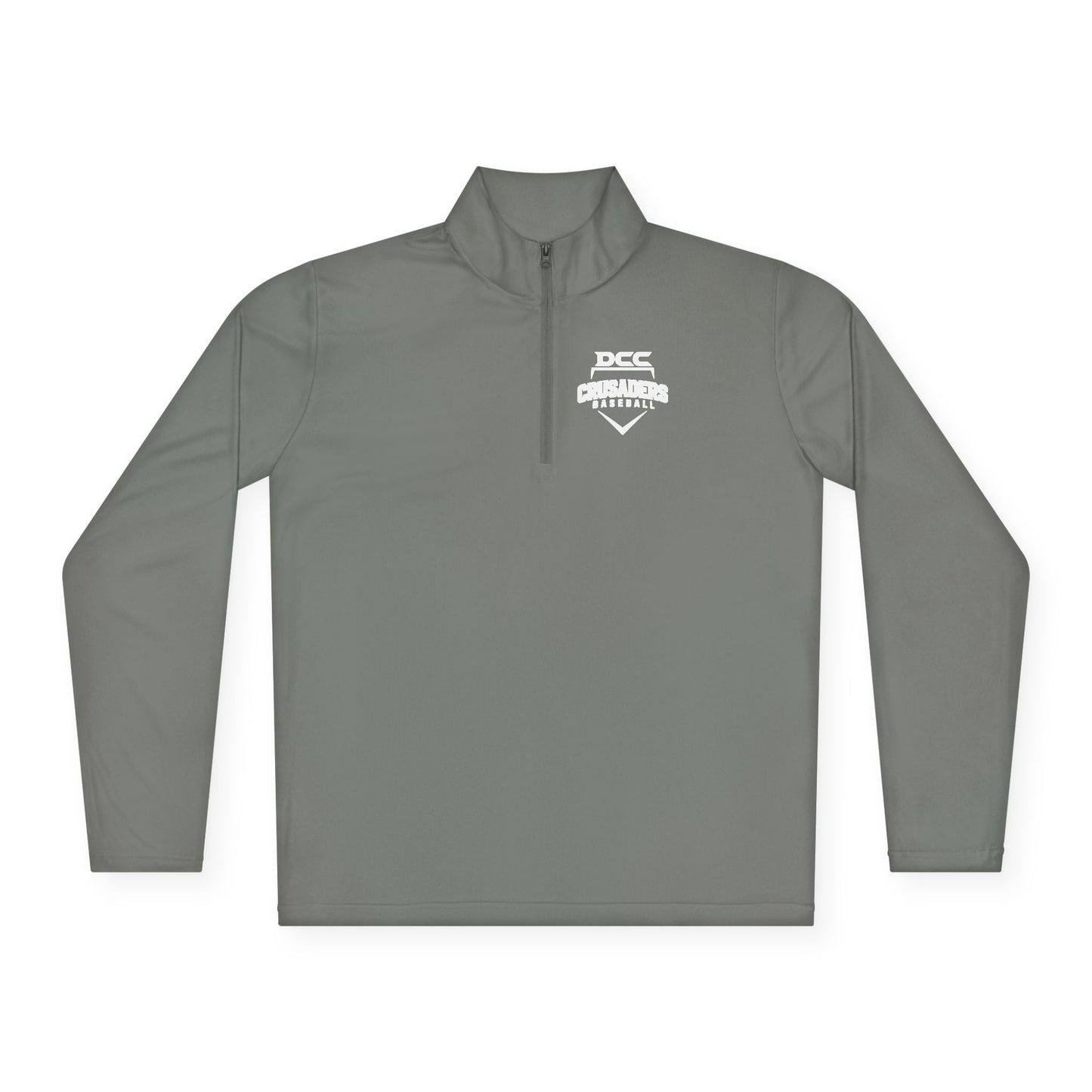 DCC - White Logo - Unisex Quarter-Zip Pullover