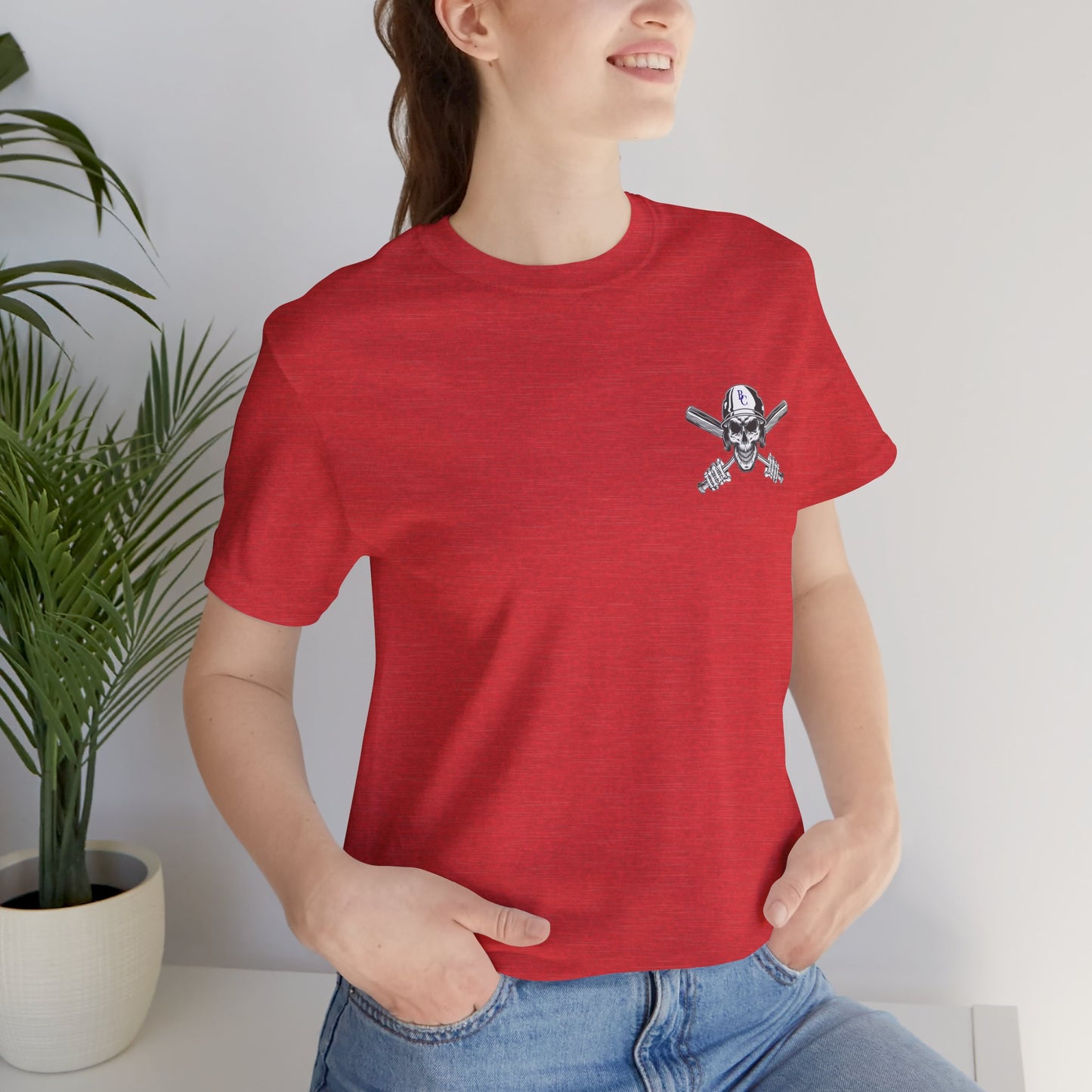 Battle Creek baseball Crossbones - Unisex Jersey Short Sleeve Tee