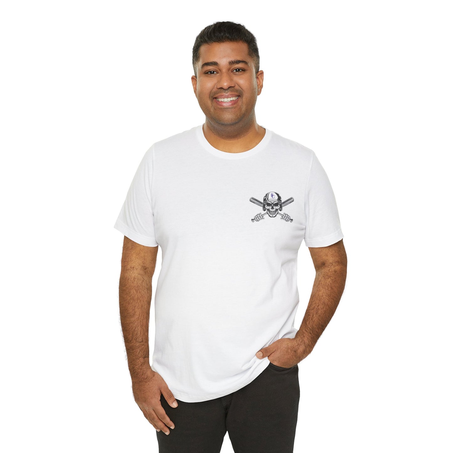 Battle Creek baseball Crossbones - Unisex Jersey Short Sleeve Tee